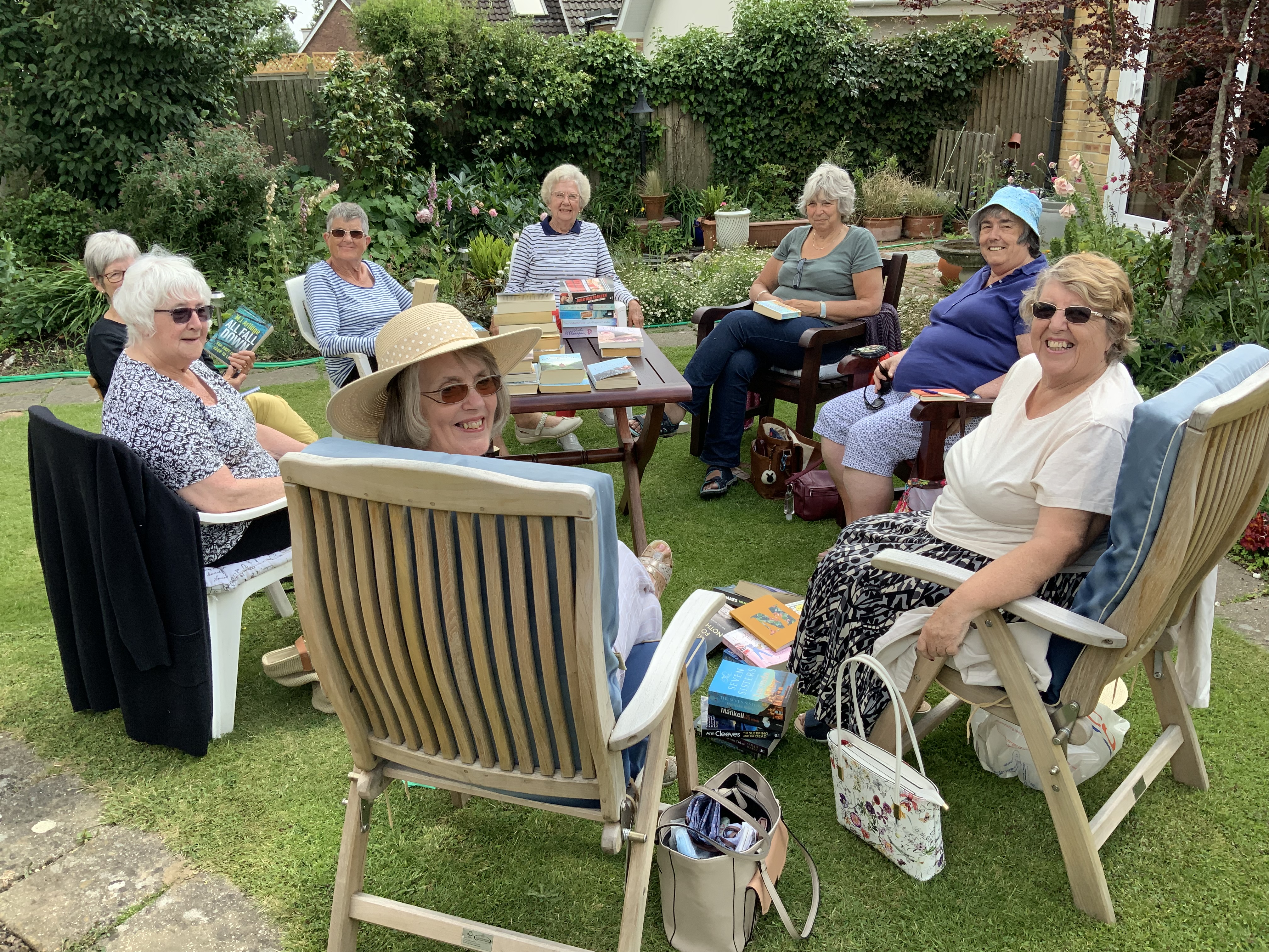 Our afternoon book club ladies