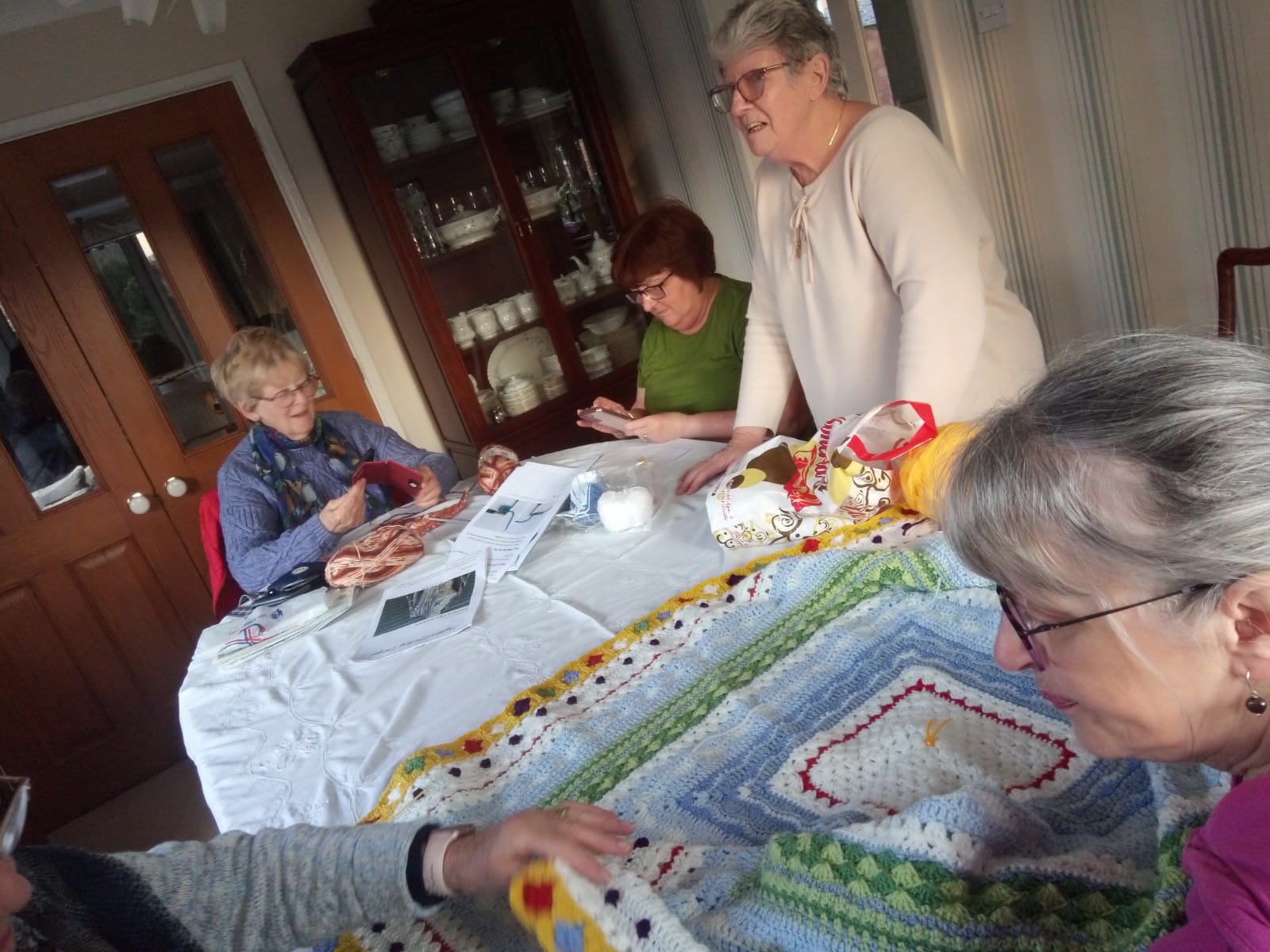 crochet group photo